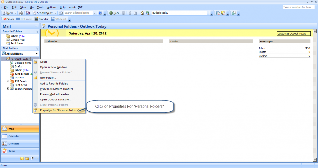 outlook PST2