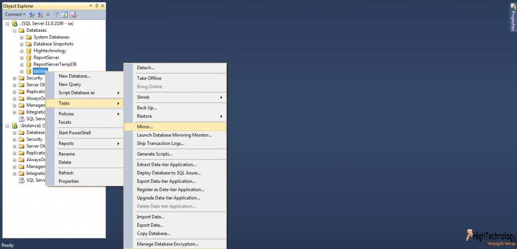 Database Mirroring