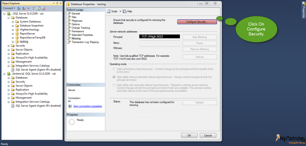 Mirroring in sql server