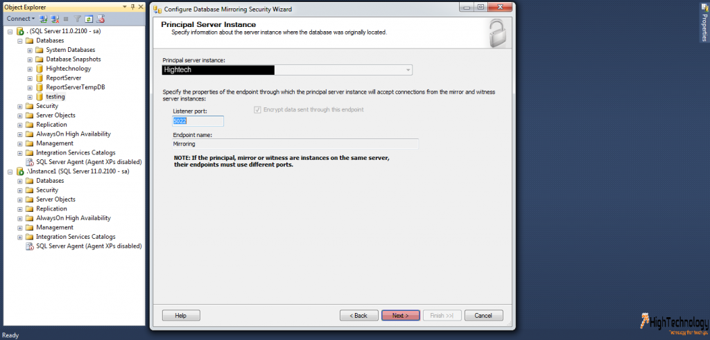 Mirroring In SQL Server 2012