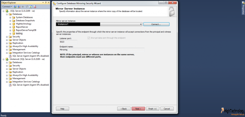 Mirroring In SQL Server 2008 R2