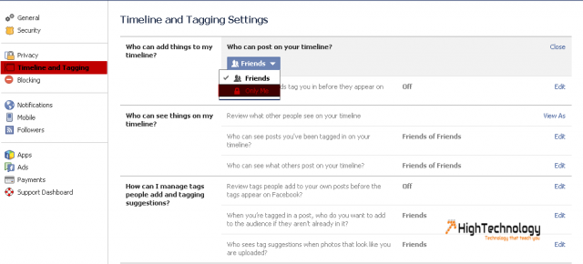 Prevent Users From Posting Photos or Videos to Facebook Timeline