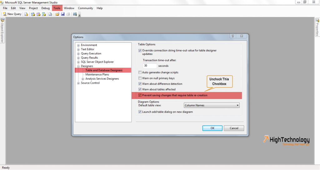 Errors were Encountered During Save Process, Some Database Objects were not Saved