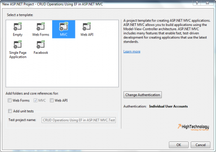 CRUD Operations Using Entity Framework in ASP.NET MVC