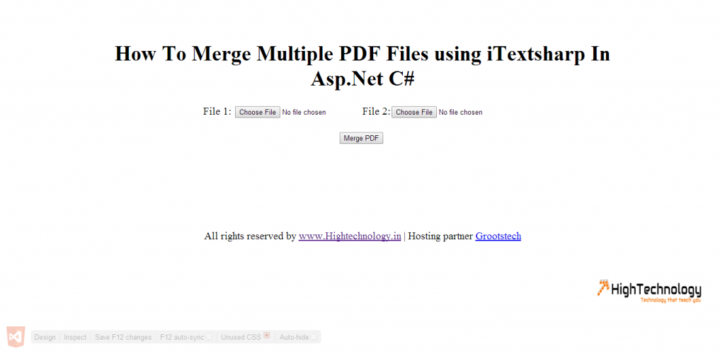 merge pdf files in asp.net c#