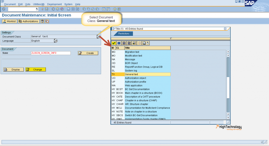 How to publish logon page message in SAP