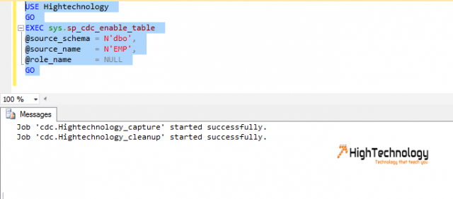 Enable CDC on Table Level