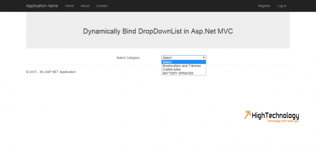 How to Dynamically Bind DropDownList in Asp.Net MVC