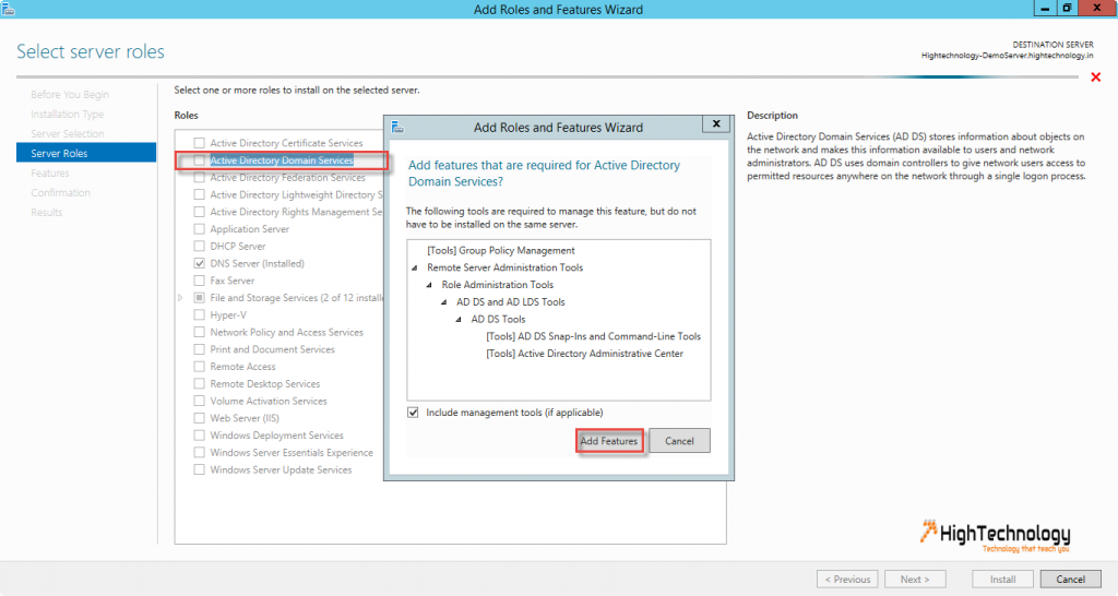 active directory windows server 2012