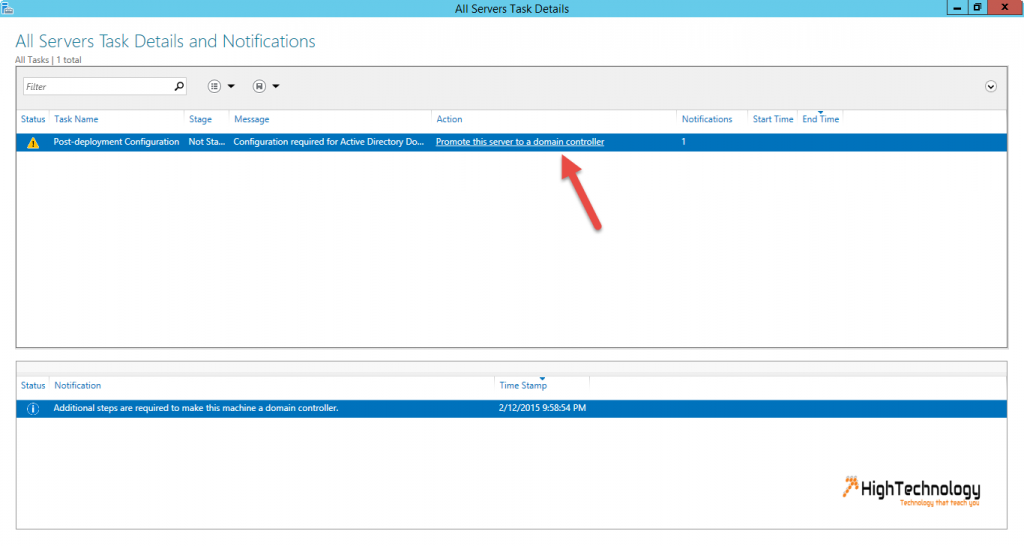 install active directory windows server 2012