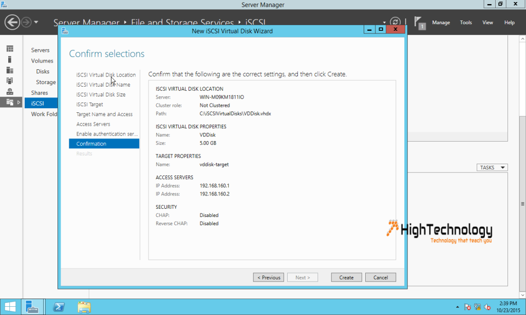 iSCSI target Access Server