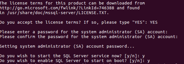 SQL Server on Ubuntu