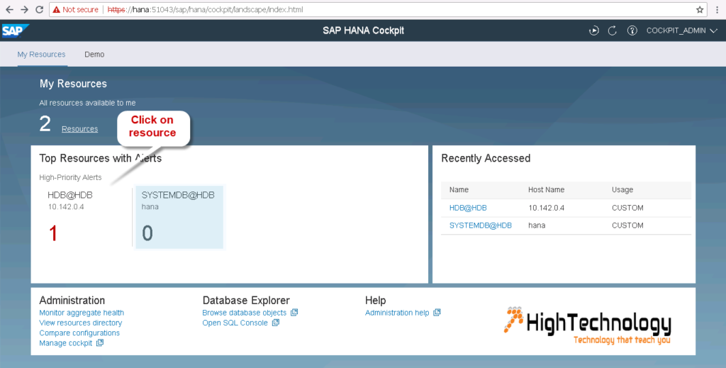 Schedule HANA 2.0 backup using SAP HANA Cockpit 2.0 SPS 06