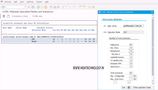 Operation Mode in SAP